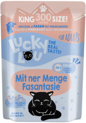 Lucky Lou 6x300g Lucky Lou Adult Szárnyas & fácán nedves macskatáp