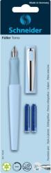 Schneider Tomo töltőtoll + 2 utántöltő/bliszter, Kék