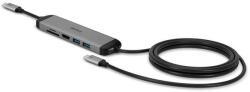 Lindy Mini Docking Station Laptop Lindy LY-43326, HDMI, 2x USB 3.2 Type-C (Gri)