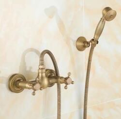 Balneum Vintage antik bronz kétgombos zuhany csaptelep (BL-V07)