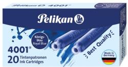 PELIKAN Patroane 4001 cerneala albastru royal, 20 buc/cutie, Pelikan 155028