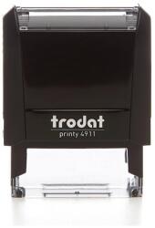 TRODAT 4911 Printy 4.0 fekete bélyegző (4911-FK-FK) - officedepot