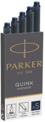 Parker tintapatron, mosható, kékesfekete - 5 darab