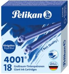 PELIKAN Patroane 4001 mari cerneala albastru royal, 18 buc/cutie, Pelikan 300735
