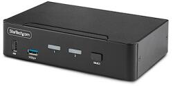 StarTech Switch KVM Startech D86A2-2-PORT-8K-KVM, Black (D86A2-2-PORT-8K-KVM) - flax