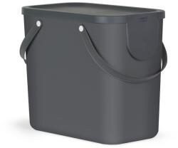 Rotho Albula 25 L Téglalap Alakú Antracit Szemetes Kuka