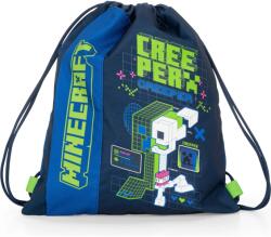Panini Ученическа спортна торба Panini Minecraft - Creeper Anatomy, Neon (70566)