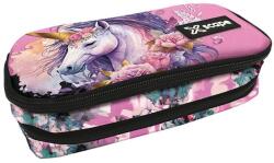 Graffiti Овален ученически несесер Graffiti Xscape - Unicorn (259342) - kindermarket