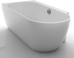 Kreiner Exklusiv Cada freestanding Kreiner Ceylon 166x80 cm finisaj alb stanga lipita de perete, BTW (V000053)