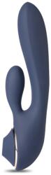 STD Vibrator Mystic Love, 10 Moduri Vibratii, 3 Moduri Suctiune, Silicon, USB, Albastru Inchis, 20 cm Vibrator