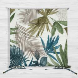 Takoy Pernă scaun GARDEN pentru terasă și balcon din material impermeabil decorat cu model botanic