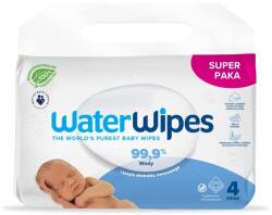 WaterWipes WaterWipes, BIO, servetele umede cu apa, 4x60 buc