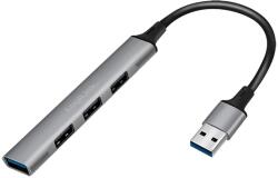 LogiLink USB 3.0, 4 portos vékony hub, alumínium házzal - pcx