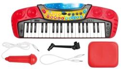  Elektronikus orgona gyermekeknek, 37 manuál, zsámollyal és mikrofonnal, 57x19x58cm