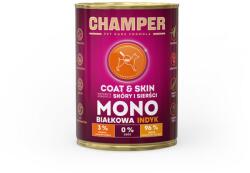 CHAMPER Coat Skin Turkey monoprotein kutyatáp pulykahússal 400 g