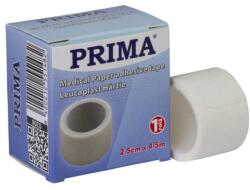 Prima Leucoplast Hartie 2.5 cm x 4.5 m, Prima, Hipoalergenic, pentru Fixare Pansamente (VTR-0208)