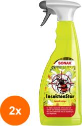 SONAX Set 2 x Solutie pentru Indepartarea Insectelor, 750 ml, Sonax Star (DEM-2xMDR-233400)