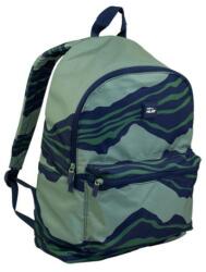 MILAN Rucsac școală MILAN Melt Green 2 fermoar