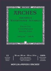 ARCHES Watercolour Cold Pressed Pad Natural White Vázlatfüzet 12 36 x 26 cm 300 g (A1795093)