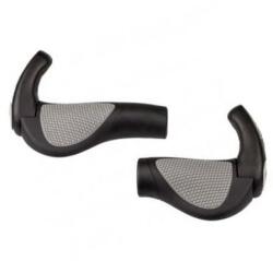 Ergon GP2 ergonómikus bilincses markolat szarvval, agyváltóhoz 140-105 mm, L-es vastagság, fekete-szürke