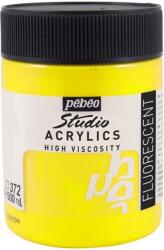 Pébéo Studio Fine Akril festék Fluorescent Yellow 500 ml 1 db (172372)