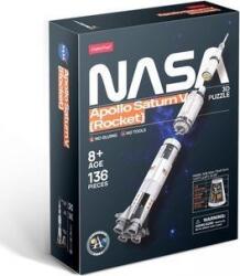 CubicFun CUBICFUN 3D puzzle játék 136 darabos Apollo Saturn V Rocket 3D (306-DS1059H) (306-DS1059H)