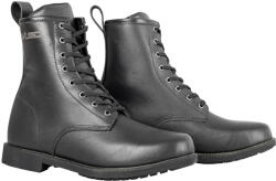 W-TEC Motoros csizma W-TEC Benga, anilin bőr, légáteresztő AirMesh belső háló, vízálló membrán, megerősített varratok, fűzős kialakítás, acél fűzőlyukak fekete 44 (28729-44)