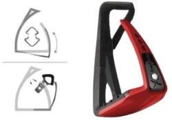 FREEJUMP Biztonsági lovagló kengyelek fekete|vörös