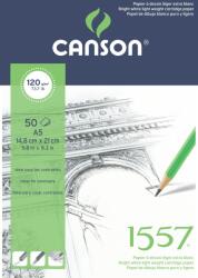 Canson Pad 1557 Sketching Vázlatfüzet 50 A5 120 g (C204127407)