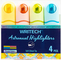  Текстмаркер Writech Pastel, блистер 4 цвята (33755-А)