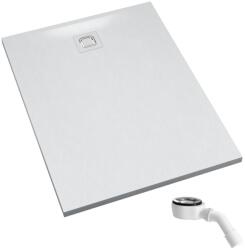 Schedpol Majestic White Stone téglalap alakú zuhanytálca szifonnal 100x90 cm fehér 3.3515/B/ST-M6/B (33515BSTM6B)