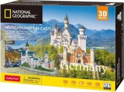CubicFun 3D puzzle játék 121 darabos National Geographic Neuschwanstein kastély (306-DS0990H) (306-DS0990H)