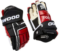 SHER-WOOD Mănuși de hochei Code Encrypt 2 Black/Red/White Junior 11 inci