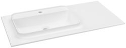 SAPHO Brahea Rockstone beépíthető mosdó pulttal 101x52 cm, balos/matt fehér BL101-70L (BL101-70L)