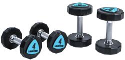 LIVEPRO - 12-sided Urethane Dumbbells - 12 Oldalú Kézisúlyzó - 6 Kg
