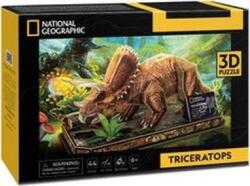 CubicFun CUBICFUN 3D puzzle játék 44 darabos National Geographic Triceratopsz (306-DS1052HPUZZLE 3 D) (306-DS1052HPUZZLE 3 D)