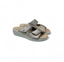 Scholl Antonia elastic taupe női papucs memory cushion talpbetéttel 36-41