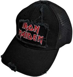Iron Maiden Scuffed Logo Шапка с козирка Black (<![CDATA[IMMBCAP09B]]>)