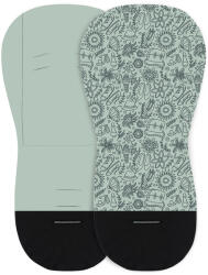 Petite & Mars Foamy Ülésbetét Babakocsiba Green Hipster - Párnázott, Kényelmes és Légáteresztő Ülésbetét Trendies Mintával