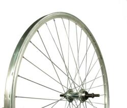  Kerék 622-es hátsó duplafalú remerx dragon ezüst felni menetes acél agy ezüst