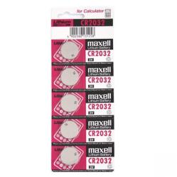 Maxell Elem CR2032 lithium 5 db/csomag, téphető bliszterben Maxell (18586300) - iconink