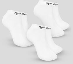 GymBeam Чорапи Ankle Socks 3Pack White XL