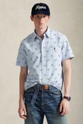 Ralph Lauren pamut ing legombolt galléros, sötétkék, regular, 710974541 - sötétkék M