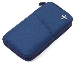 Troika Dokumentumtároló, utazáshoz, RFID védelemmel, TROIKA "Safe flight", sötétkék (TRV20/DB) - mystock