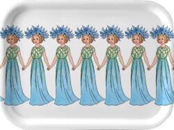 Design House Stockholm Tavă de servire Elsa Beskow Cornflower, 20 x 27 cm (2586-0100) Tava