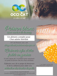  OC Connoisseur sterilizált macska Fehér hal és hering kaviár 5kg (B0D543KF2R)