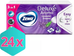 Zewa zsebkendő 90DB/CSG, 3r. lavender dreams KARTON - 24 db (K7322540530315)