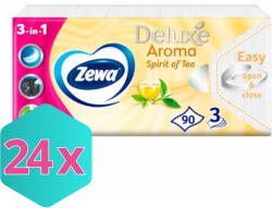 Zewa zsebkendő 90DB/CSG, 3r. Spirit of Tea KARTON - 24 db (K7322540055429)