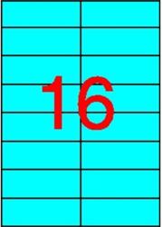APLI Etikett, 105x37 mm, színes, APLI, kék, 320 etikett/csomag (01596) - tonerpiac