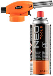 NEO TOOLS Gázforrasztó készlet, fej, eldobható palack (EN417, 227g) (20-041)